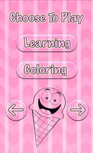 Ice Cream Coloring and Ice Candy Painting Book 3
