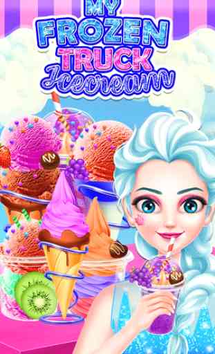 Ice cream truck games for Girls - Frozen Dessert 1