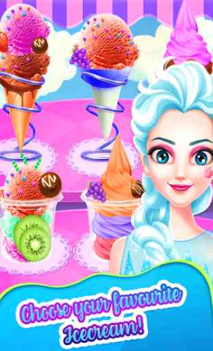 Ice cream truck games for Girls - Frozen Dessert 4