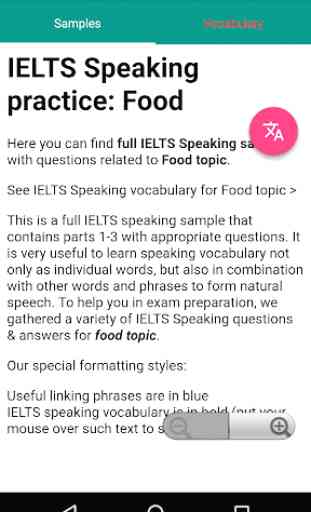 IELTS Speaking Samples, Vocabulary 3