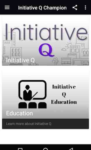 Initiative Q Champion 1