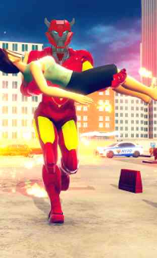 Iron Robot War Hero - Superhero Fighting Game 2019 1