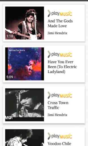 Jimi Hendrix Music Videos 3