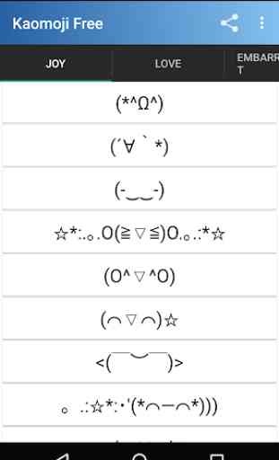 Kaomoji: Emojis Japoneses Free 1