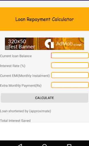 Loan Part Payment Calculator 3