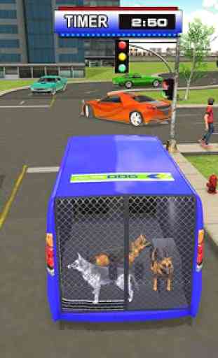 Police Dog Transport Truck Driver Simulation 3D 1