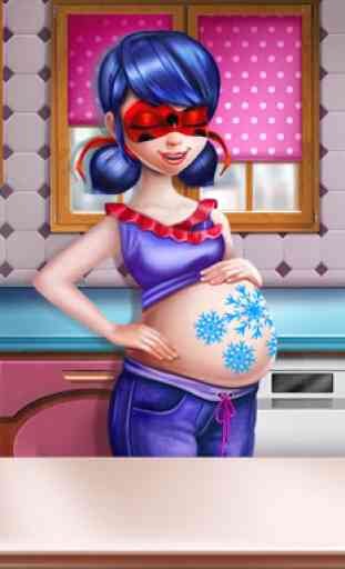 Pregnant Mommy Baby birth games Caring newborn 3