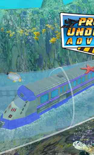 Pro Train Underwater Adventure : Underwater Games 4