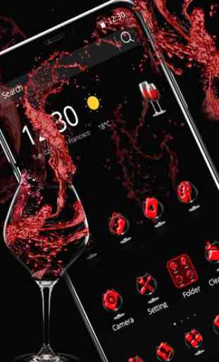 Red wine glass theme 2