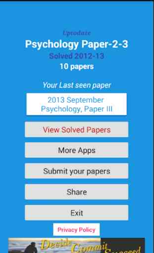 UGC Net Psychology Solved Paper 2-3 10 papers 1