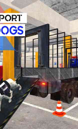 US Police Dog Transport: Multi Level Parking Game 2