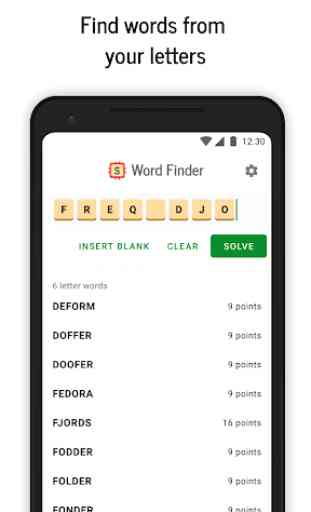 Word Finder - Anagram Solver 1