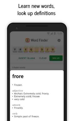 Word Finder - Anagram Solver 3
