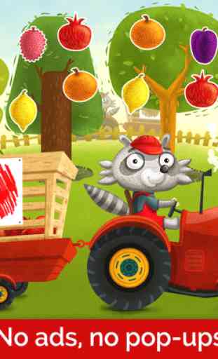 Raccoon Treehouse: learning games for toddlers 4