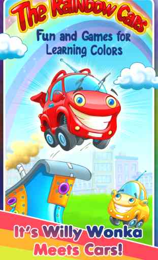 Rainbow Cars - Kids Learn COLORS through Fun Games 1
