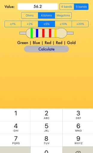 Resistor Color Code Calculator 4