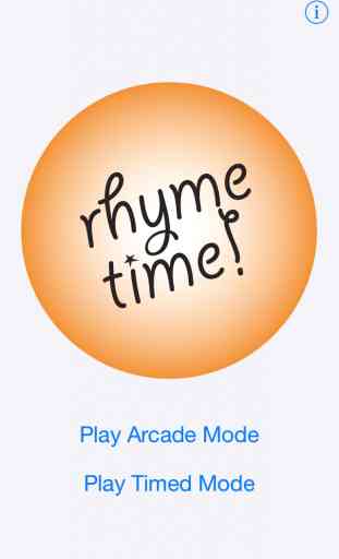 Rhyme Time - Find Rhyming Words 1