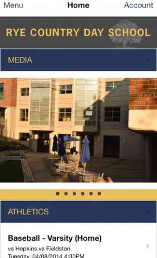 Rye Country Day School Mobile App 1