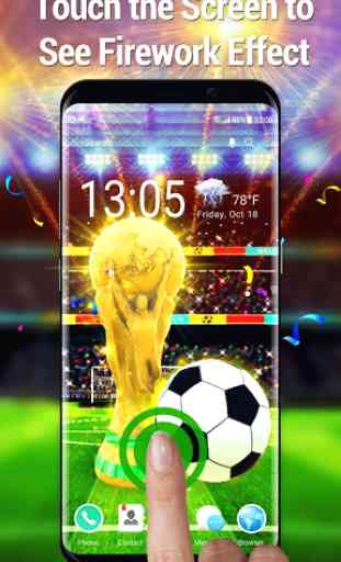 3D World Cup Live Wallpaper & Launcher for free 2