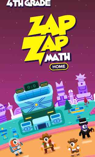 4th Grade Math: Fun Kids Games - Zapzapmath Home 1