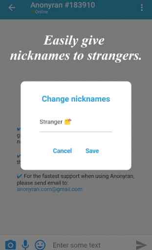 Anonyran: Talk to stranger, anonymous, random chat 2