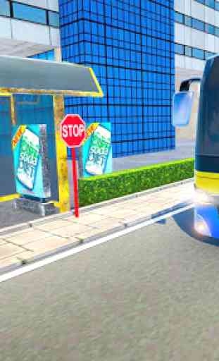 City Transport Coach Bus Driver - Transporter Game 1
