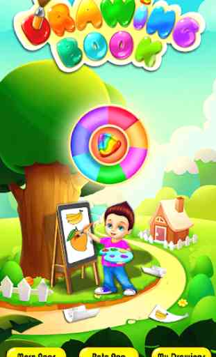 Coloring Book - Colours Drawing Fruit For Kids 1