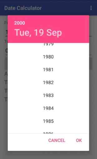 Date Calculator : Age Day Week Month Year 2
