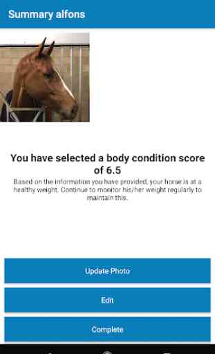 Equine Body Conditioning Scoring 3