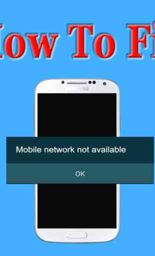Fix Mobile Network Error 1