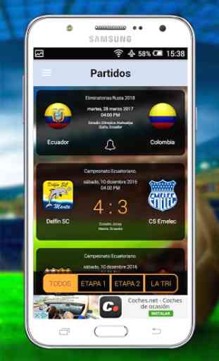 futbol Ecuador app 2