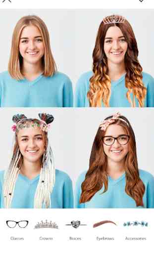 Girls Hairstyles Photo Editor 3