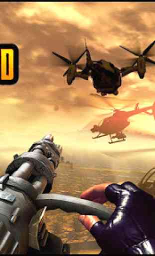 Gunner Battlefield: Fire Free Guns Game Simulator 4