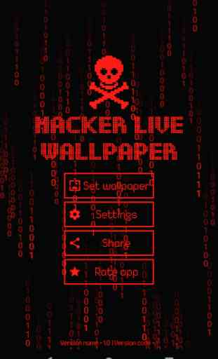 Hacker Live Wallpaper Matrix ☠ 2
