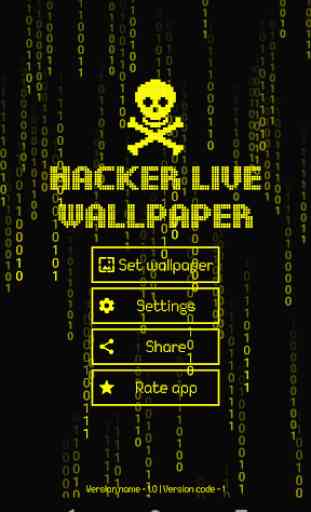Hacker Live Wallpaper Matrix ☠ 3