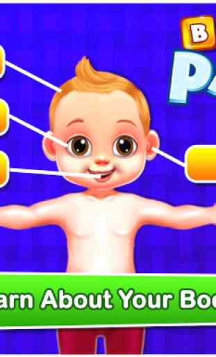 Human Body Parts - Preschool Kids Learning Games 1