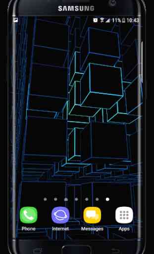 Infinity Cubes Matrix 3D Live Wallpaper 1