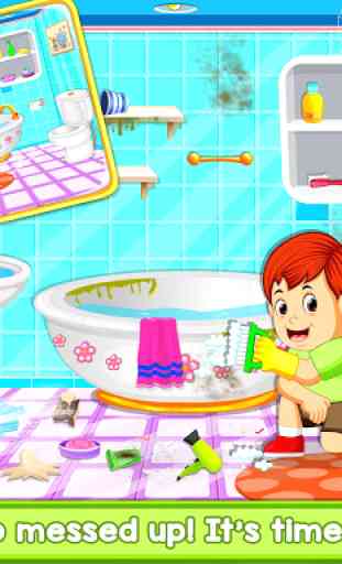 Kids Cleaning Games - My House Cleanup 2