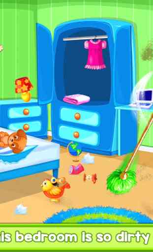Kids Cleaning Games - My House Cleanup 3