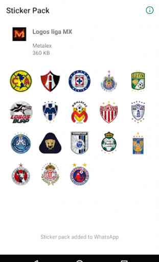 Logos de equipos Liga MX para WhatsApp by metalex 1