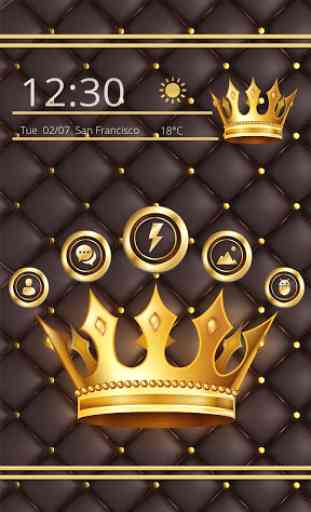 Luxury Gold King Theme 3