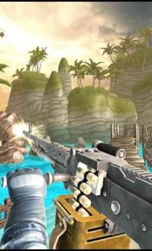 Navy War Shoot 3D - Gunner Warfare Shooter 2