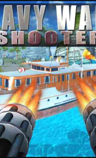 Navy War Shoot 3D - Gunner Warfare Shooter 3