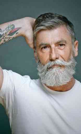 Old Men Gray HairStyle 1