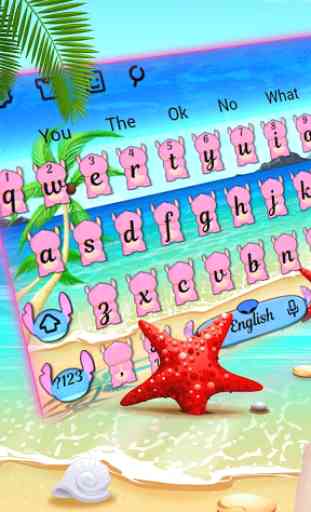 Pink Monster Keyboard Theme 1