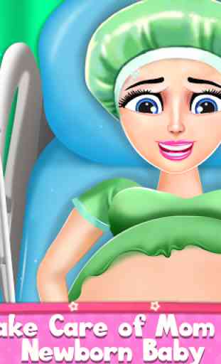 Pregnant Mommy And Baby Care: Babysitter Games 1