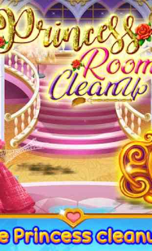 Princess Room Cleanup-Wash, Clean, Color by Number 1