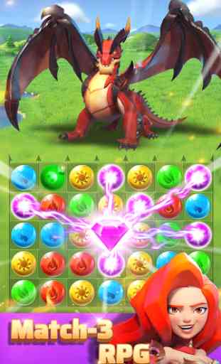 Puzzle and Conquer: Match 3 RPG - Dragon War 2