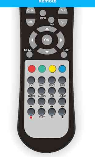 Remote Control For DishTV Set Top Box 2