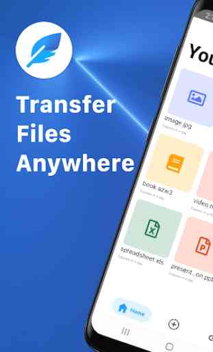 Send Files Anywhere Share It - Feather 1